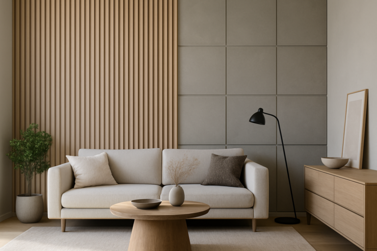 Habillage mural intérieur moderne : matériaux et idées sobres