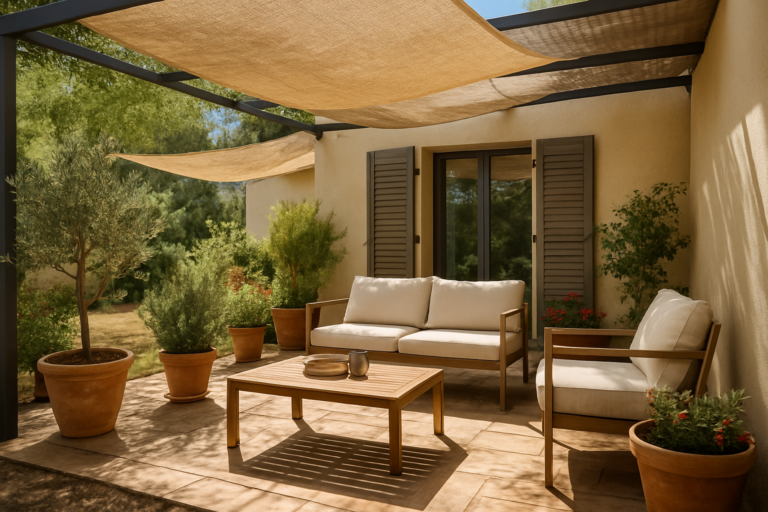 Terrasse ombragée : idées simples et efficaces